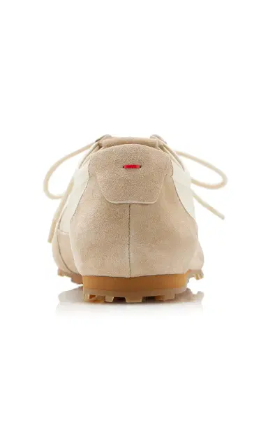 aeyde Uma Suede-Trimmed Satin Sneakers | Thumbnail 5 aeyde Uma Suede-Trimmed Satin Sneakers | Thumbnail 5