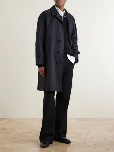 De Petrillo Structured Cotton-Blend Coat - Men | Thumbnail 2 De Petrillo Structured Cotton-Blend Coat - Men | Thumbnail 2