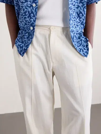 Kardo Kedar Straight-Leg Cotton Trousers - Men | Thumbnail 5 Kardo Kedar Straight-Leg Cotton Trousers - Men | Thumbnail 5