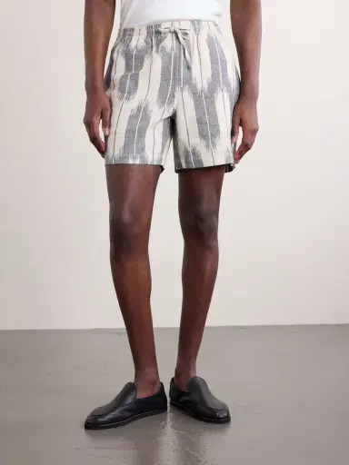 Kardo Olbia Straight-Leg Cotton Drawstring Shorts - Men | Thumbnail 3 Kardo Olbia Straight-Leg Cotton Drawstring Shorts - Men | Thumbnail 3