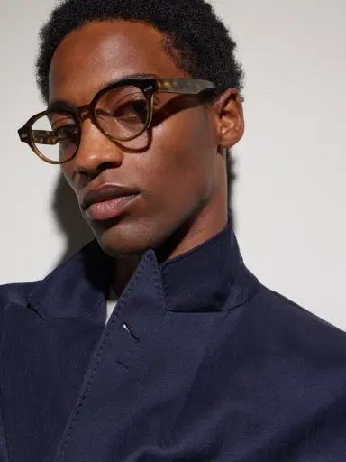 Brunello Cucinelli Round-Frame Acetate Glasses - Men | Thumbnail 2 Brunello Cucinelli Round-Frame Acetate Glasses - Men | Thumbnail 2