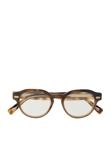 Brunello Cucinelli Round-Frame Acetate Glasses - Men | Thumbnail 1 Brunello Cucinelli Round-Frame Acetate Glasses - Men | Thumbnail 1