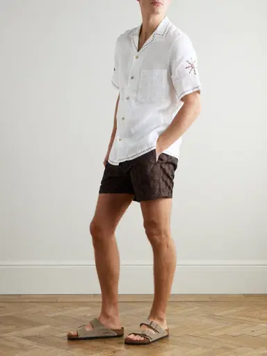 Frescobol Carioca Alves Embroidered Linen Shirt - Men | Thumbnail 2 Frescobol Carioca Alves Embroidered Linen Shirt - Men | Thumbnail 2