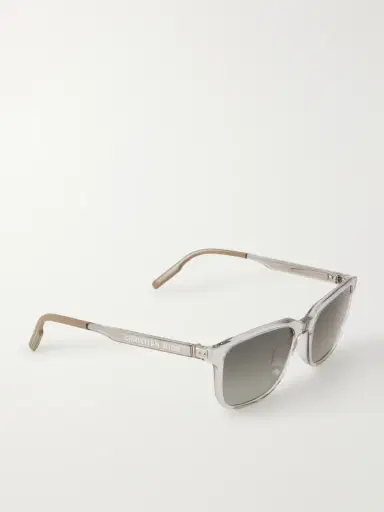 DIOR Eyewear DiorTag SU Transparent Geometric Acetate Sunglasses - Men | Thumbnail 4 DIOR Eyewear DiorTag SU Transparent Geometric Acetate Sunglasses - Men | Thumbnail 4