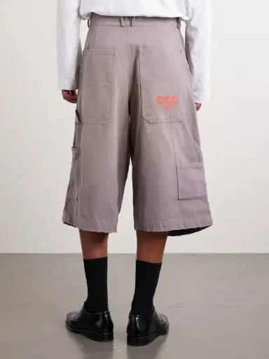 Willy Chavarria Stocknot Double Knee Cotton Shorts - Men | Thumbnail 4 Willy Chavarria Stocknot Double Knee Cotton Shorts - Men | Thumbnail 4