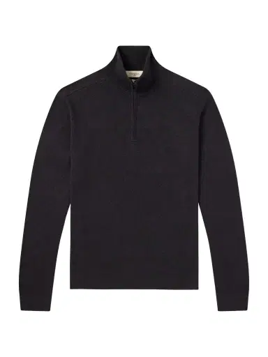 PIACENZA 1733 Lupetto Cashmere and Linen-Blend Half-Zipped Sweater - Men | Thumbnail 1 PIACENZA 1733 Lupetto Cashmere and Linen-Blend Half-Zipped Sweater - Men | Thumbnail 1