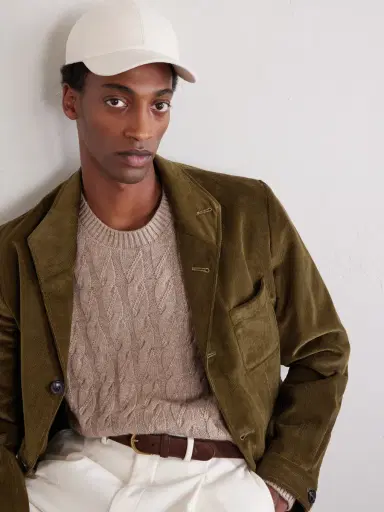 Purdey Logo-Embroidered Cotton-Corduroy Baseball Cap - Men | Thumbnail 2 Purdey Logo-Embroidered Cotton-Corduroy Baseball Cap - Men | Thumbnail 2