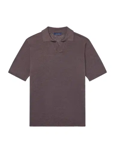 Thom Sweeney Linen and Cotton-Blend Polo Shirt - Men | Thumbnail 1 Thom Sweeney Linen and Cotton-Blend Polo Shirt - Men | Thumbnail 1