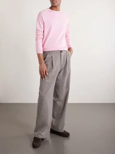 PIACENZA 1733 Cotton and Silk-Blend Sweater - Men | Thumbnail 2 PIACENZA 1733 Cotton and Silk-Blend Sweater - Men | Thumbnail 2