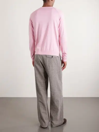 PIACENZA 1733 Cotton and Silk-Blend Sweater - Men | Thumbnail 4 PIACENZA 1733 Cotton and Silk-Blend Sweater - Men | Thumbnail 4
