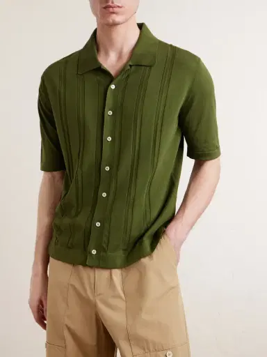 PIACENZA 1733 Knitted Cotton Shirt - Men | Thumbnail 3 PIACENZA 1733 Knitted Cotton Shirt - Men | Thumbnail 3
