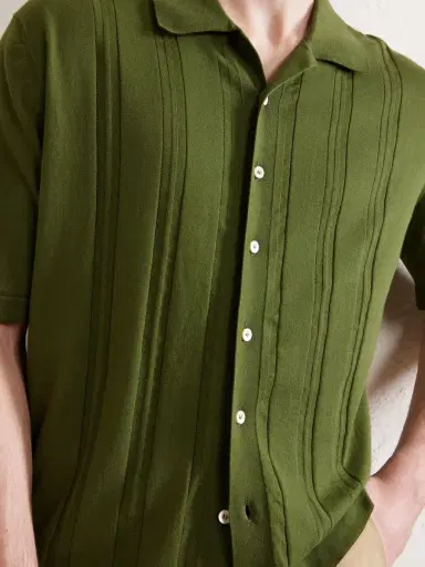 PIACENZA 1733 Knitted Cotton Shirt - Men | Thumbnail 5 PIACENZA 1733 Knitted Cotton Shirt - Men | Thumbnail 5