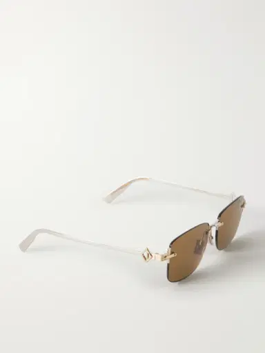 DIOR Eyewear CD Diamond S11U Rectangular Gold-Tone Sunglasses - Men | Thumbnail 4 DIOR Eyewear CD Diamond S11U Rectangular Gold-Tone Sunglasses - Men | Thumbnail 4