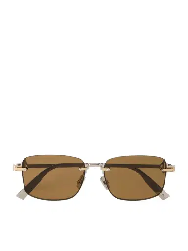 DIOR Eyewear CD Diamond S11U Rectangular Gold-Tone Sunglasses - Men | Thumbnail 1 DIOR Eyewear CD Diamond S11U Rectangular Gold-Tone Sunglasses - Men | Thumbnail 1