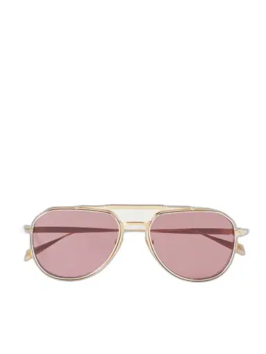 Jacques Marie Mage Commander Aviator-Style Gold-Tone Sunglasses - Men | Thumbnail 1 Jacques Marie Mage Commander Aviator-Style Gold-Tone Sunglasses - Men | Thumbnail 1