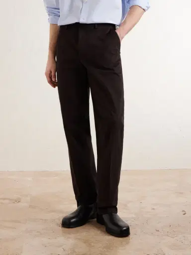 Purdey Straight-Leg Stretch Cotton-Twill Trousers - Men | Thumbnail 3 Purdey Straight-Leg Stretch Cotton-Twill Trousers - Men | Thumbnail 3