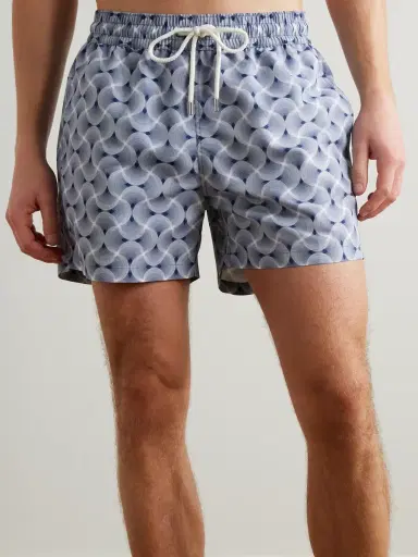 Frescobol Carioca Rio Straight-Leg Mid-Length Recycled Swim Shorts - Men | Thumbnail 2 Frescobol Carioca Rio Straight-Leg Mid-Length Recycled Swim Shorts - Men | Thumbnail 2