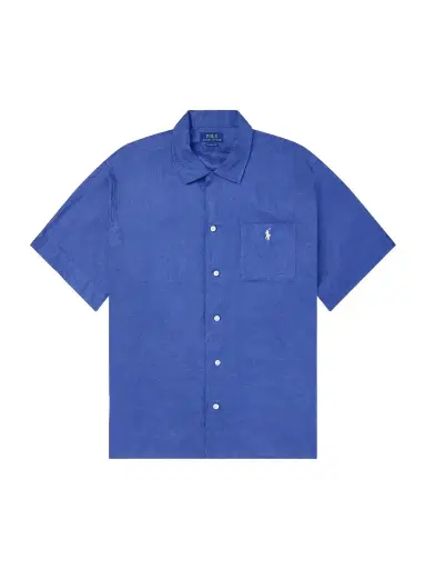 Polo Ralph Lauren Convertible-Collar Logo-Embroidered Linen Shirt - Men | Thumbnail 1 Polo Ralph Lauren Convertible-Collar Logo-Embroidered Linen Shirt - Men | Thumbnail 1