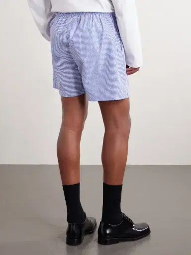 Willy Chavarria Willy Woven Cotton Straight-Leg Boxer Shorts - Men | Thumbnail 4 Willy Chavarria Willy Woven Cotton Straight-Leg Boxer Shorts - Men | Thumbnail 4