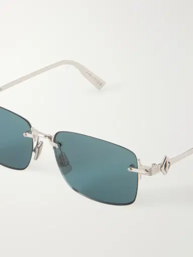 DIOR Eyewear CD Diamond S11U Rectangular Silver-Tone Sunglasses - Men | Thumbnail 3 DIOR Eyewear CD Diamond S11U Rectangular Silver-Tone Sunglasses - Men | Thumbnail 3