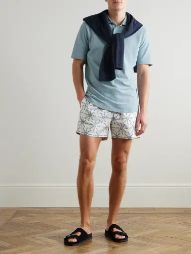 Frescobol Carioca Luca Cotton Polo Shirt - Men | Thumbnail 2 Frescobol Carioca Luca Cotton Polo Shirt - Men | Thumbnail 2