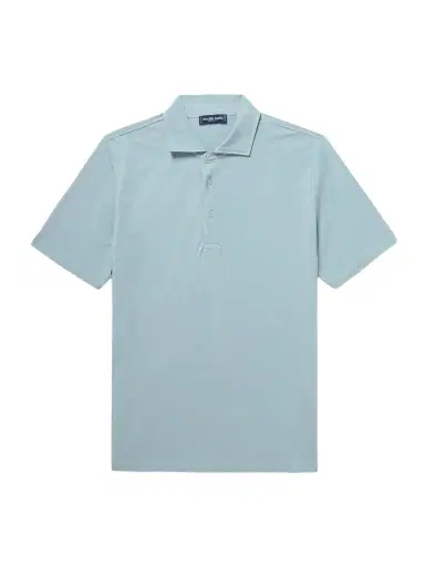 Frescobol Carioca Luca Cotton Polo Shirt - Men | Thumbnail 1 Frescobol Carioca Luca Cotton Polo Shirt - Men | Thumbnail 1