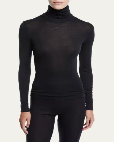 Hanro Woolen Silk Turtleneck Top | Thumbnail 6 Hanro Woolen Silk Turtleneck Top | Thumbnail 6