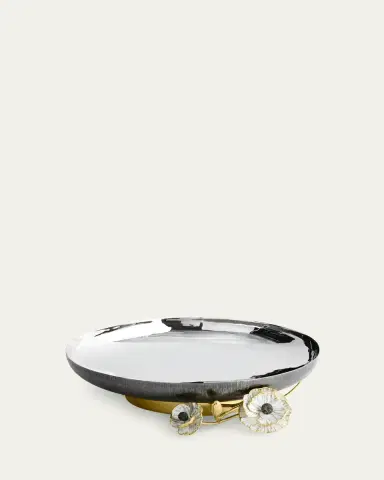Michael Aram Anemone Medium Footed Platter | Thumbnail 3 Michael Aram Anemone Medium Footed Platter | Thumbnail 3