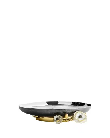 Michael Aram Anemone Medium Footed Platter | Thumbnail 1 Michael Aram Anemone Medium Footed Platter | Thumbnail 1