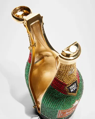 Judith Leiber Couture Cheers Champagne Bottle Crystal Clutch Bag | Thumbnail 3 Judith Leiber Couture Cheers Champagne Bottle Crystal Clutch Bag | Thumbnail 3