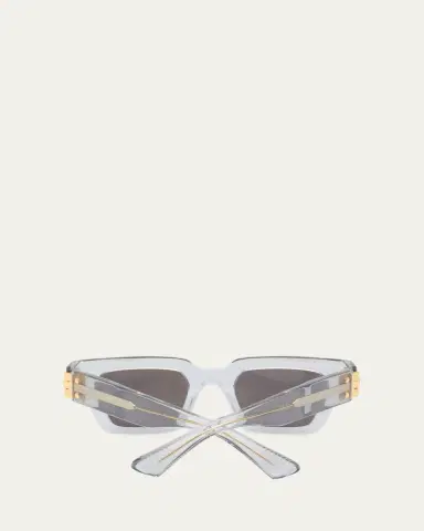 Bottega Veneta Men's Square Acetate Sunglasses | Thumbnail 4 Bottega Veneta Men's Square Acetate Sunglasses | Thumbnail 4