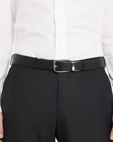 ZEGNA Men's Gioiello Adjustable Reversible Leather Belt | Thumbnail 2 ZEGNA Men's Gioiello Adjustable Reversible Leather Belt | Thumbnail 2