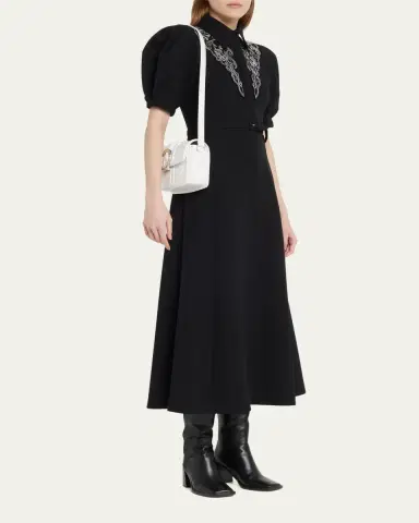 Gabriela Hearst Lucky Buckle Lambskin Shoulder Bag | Thumbnail 4 Gabriela Hearst Lucky Buckle Lambskin Shoulder Bag | Thumbnail 4