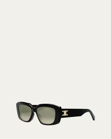 Celine Triomphe Rectangle Acetate Sunglasses | Thumbnail 2 Celine Triomphe Rectangle Acetate Sunglasses | Thumbnail 2