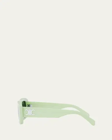 Celine Triomphe Rectangle Acetate Sunglasses | Thumbnail 5 Celine Triomphe Rectangle Acetate Sunglasses | Thumbnail 5