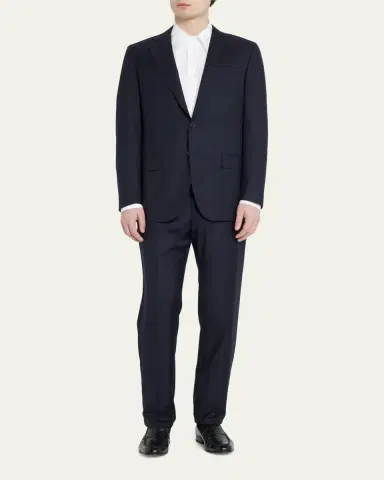 Kiton Men's Solid Cashmere Blazer | Thumbnail 2 Kiton Men's Solid Cashmere Blazer | Thumbnail 2
