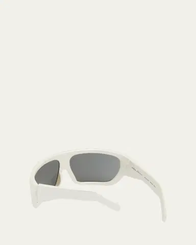 Rick Owens Men's Davis Wrap Sunglasses | Thumbnail 2 Rick Owens Men's Davis Wrap Sunglasses | Thumbnail 2