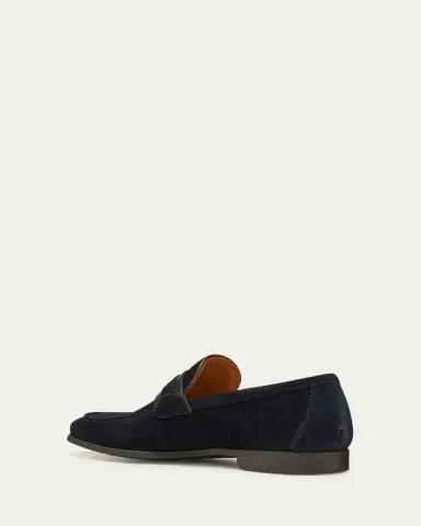 Magnanni Men's Daniel Suede Penny Loafers | Thumbnail 2 Magnanni Men's Daniel Suede Penny Loafers | Thumbnail 2