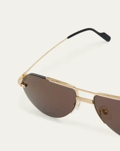 Cartier Men's Metal Aviator Sunglasses | Thumbnail 9 Cartier Men's Metal Aviator Sunglasses | Thumbnail 9