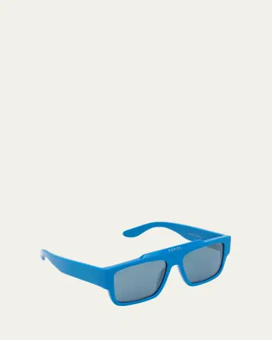 Gucci Men's GG1460Sm Acetate Rectangle Sunglasses | Thumbnail 2 Gucci Men's GG1460Sm Acetate Rectangle Sunglasses | Thumbnail 2