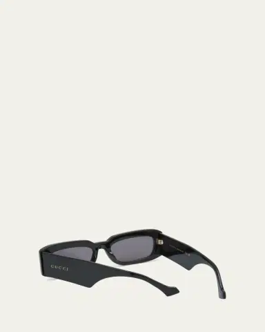 Gucci Men's GG1426Sm Acetate Rectangle Sunglasses | Thumbnail 2 Gucci Men's GG1426Sm Acetate Rectangle Sunglasses | Thumbnail 2