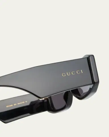 Gucci Men's GG1426Sm Acetate Rectangle Sunglasses | Thumbnail 5 Gucci Men's GG1426Sm Acetate Rectangle Sunglasses | Thumbnail 5