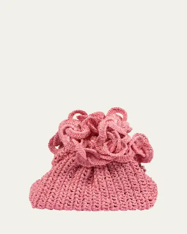 Maria La Rosa Game Mini Circle Crochet Clutch Bag | Thumbnail 2 Maria La Rosa Game Mini Circle Crochet Clutch Bag | Thumbnail 2