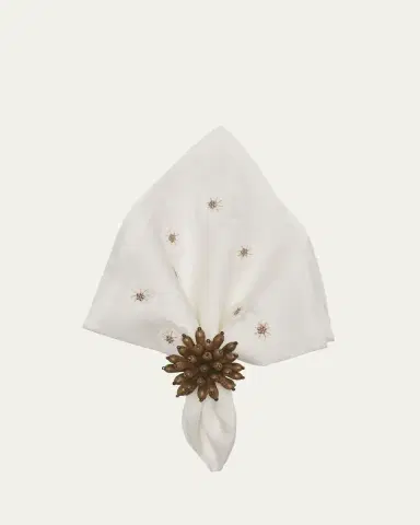 Kim Seybert Florette Napkin Ring | Thumbnail 3 Kim Seybert Florette Napkin Ring | Thumbnail 3
