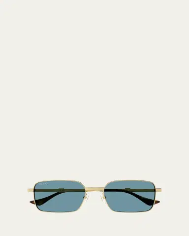 Gucci Men's Metal Rectangle Sunglasses | Thumbnail 3 Gucci Men's Metal Rectangle Sunglasses | Thumbnail 3