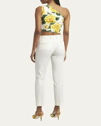 Dolce & Gabbana Straight Wool Stretch Pants | Thumbnail 3 Dolce & Gabbana Straight Wool Stretch Pants | Thumbnail 3