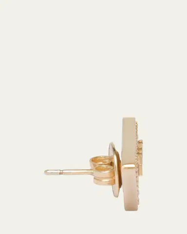 Prada Crystal Logo Symbole Stud Earrings | Thumbnail 4 Prada Crystal Logo Symbole Stud Earrings | Thumbnail 4