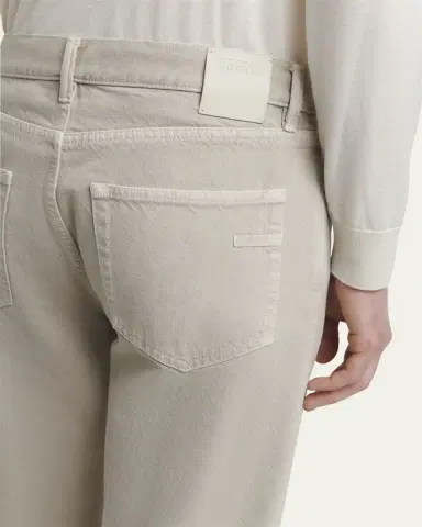ZEGNA Men's Cotton Denim Five-Pocket Pants | Thumbnail 5 ZEGNA Men's Cotton Denim Five-Pocket Pants | Thumbnail 5