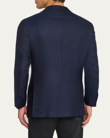 Kiton Men's Solid Cashmere Blazer | Thumbnail 3 Kiton Men's Solid Cashmere Blazer | Thumbnail 3