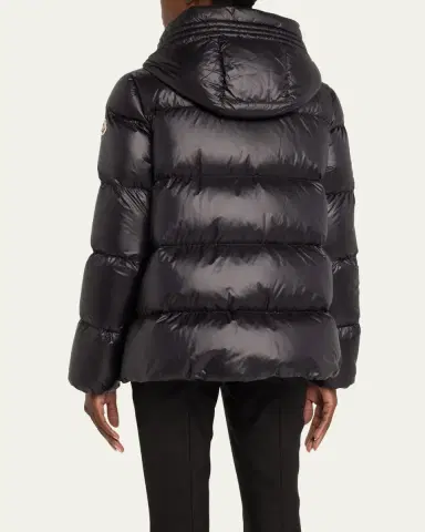 Moncler Seritte A-Line Short Down Jacket | Thumbnail 3 Moncler Seritte A-Line Short Down Jacket | Thumbnail 3